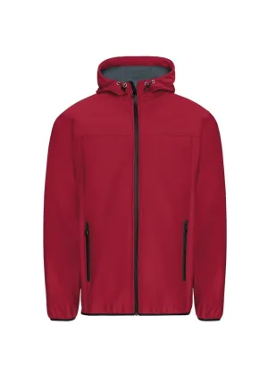 Trigema Softshell-jack TRIGEMA klassiek Softshell-jack met capuchon (1 stuk)