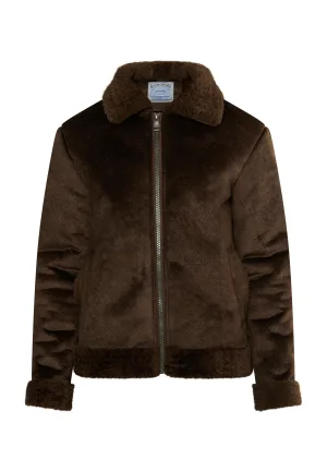 Dreimaster Tussenjas van imitatiebont Heren bruin