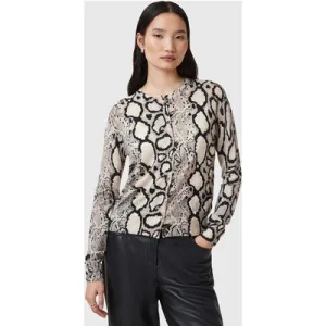 AllSaints Anouk Cardigan Flow Ecru White