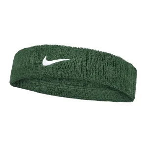 Nike Klassieke Swoosh Hoofdband (Groen/Wit)