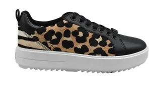 Michael Kors Low-Top Sneakers – Sneakers With Leopard Print And Sole in zwart