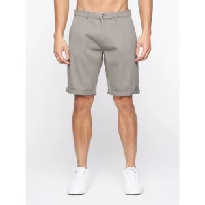 Crosshatch Heren Sinwood Chino Shorts (Grijs)