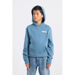 America Today hoodie met backprint blauw