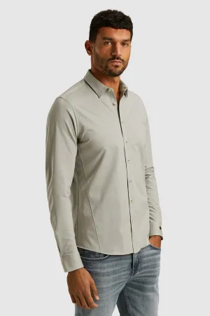 Cast Iron Overhemd Twill Grijs heren