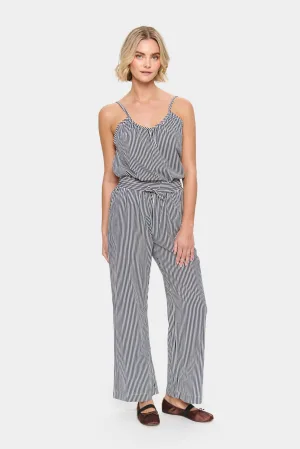 Casual broek Regular fit Ice Nightsky Stripe white blue