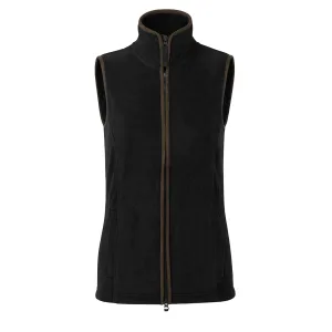Premier Dames/dames Artisan Fleece Gilet (Zwart/Bruin)