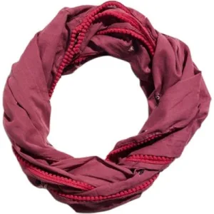 White Stuff Craft Embroidered Snood Pink Multi