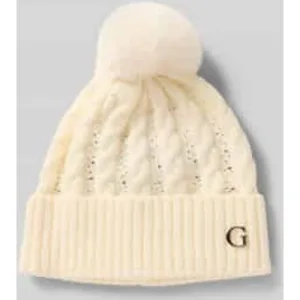 Guess Gebreide muts met labelapplicatie