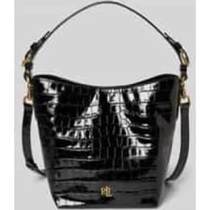 Lauren Ralph Lauren Handtas van rundleer met labeldetail