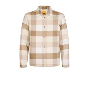 Timberland geruit overshirt beige
