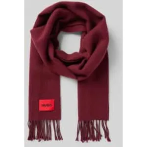 HUGO Sjaal van wolmix, model ‘JUSTER’