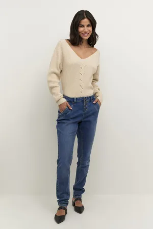 Jeans Curved fit medium blue