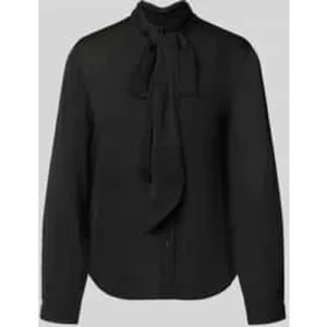 HUGO Loose fit blouse met lange mouwen van pure viscose, model ‘EKARMA’