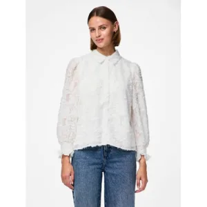 PIECES blouse wit
