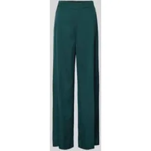 HUGO Regular fit wijde broek met siersteentjes, model ‘HASELA’