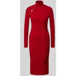 Lauren Ralph Lauren Midi-jurk met strikceintuur, model ‘VAHANT’