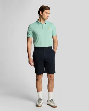 Lyle & Scott Golf Course Stretch Chino Korte Broek – Marineblauw