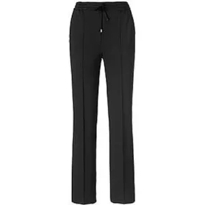 Jersey broek pasvorm Cornelia Van Peter Hahn zwart