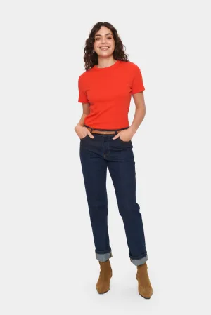 T-shirt Regular fit Poinciana orange