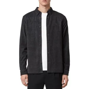 AllSaints Lorella Ls Shirt Jet Black