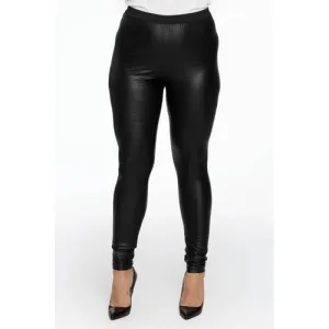YOEK coated skinny legging zwart