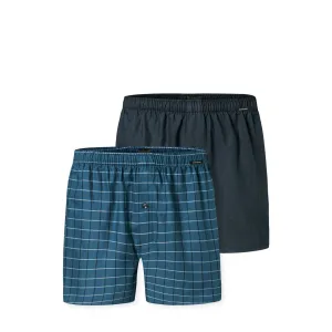 Schiesser Wijde boxershort Boxershorts Multipacks met gulp, elastische band (Set van 2)