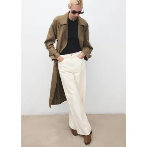 Mango suède enkellaarzen cognac