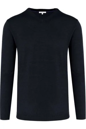 ETERNA Trui marine, Effen