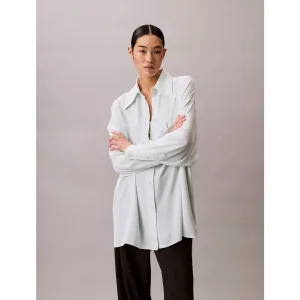 Calvin Klein Overhemdblouse GAUZE SHIRT Met een ronde hals