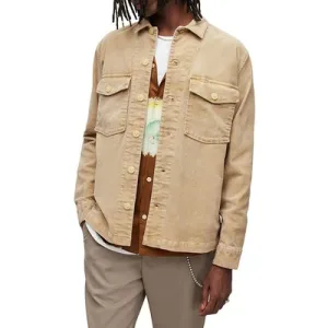 AllSaints Harrier Ls Shirt Uniform Camel