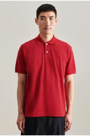 Seidensticker Polo shirt Korte mouw rood