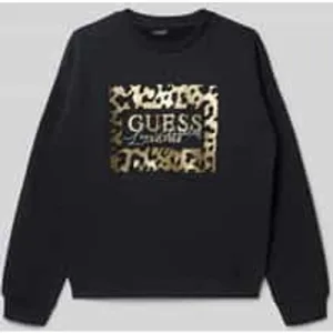 Guess Sweatshirt met labelprint en ronde hals