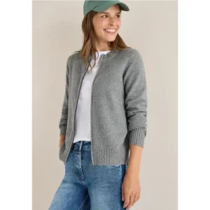 Cecil Dames Vest met rits in Grijs