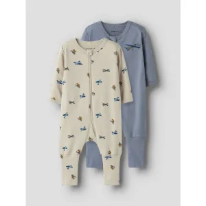 Name It Pyjama NBMNIGHTSUIT 2P ZIP FF AIRPLANE NOOS (set, 2-delig)