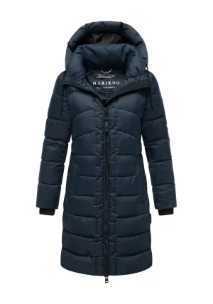 Marikoo dames wintermantel Kaltnäschen met afneembare capuchon