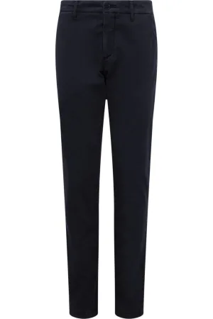 Seidensticker Chino donkerblauw, Effen