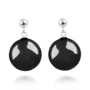 Luxenter oorbellen, 925 sterling zilver en blauwe aventurijn, gerhodineerd coleki