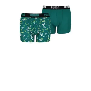 Puma boxershort- set van 2 groen