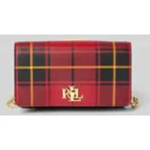 Lauren Ralph Lauren Clutch van runderleer met labelapplicatie