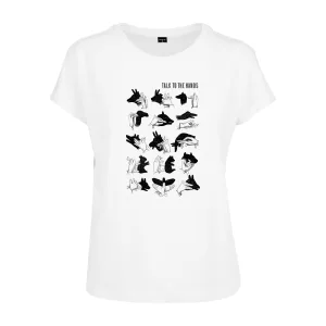 Dames-T-shirt Mister Tee talk to the hand box