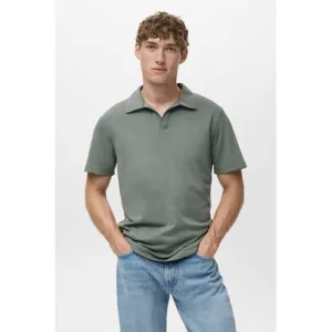 Mango Man regular polo kaki