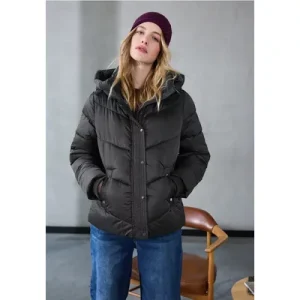 Street One Studio Dames Gevoerd jack in Zwart