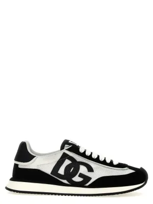 Dolce&Gabbana Low-Top Sneakers – ‘Dg Cushion’ Sneakers in zwart