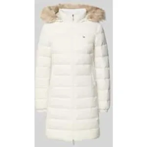 Tommy Jeans Slim fit gewatteerde lange jas met vulling van dons en veren