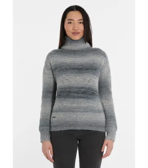 Ragwear Coltrui SAFINA onderhoudsvriendelijke materiaalmix, hoge rolkraag