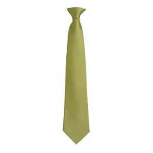 Premier Herenmode “Kleuren” Work Clip On Tie (Gras)