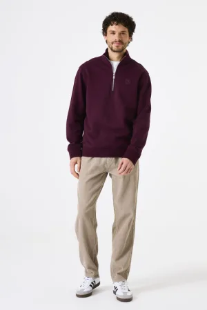 Beige corduroy broek