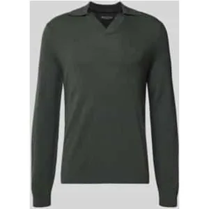 Marc O’Polo Regular fit gebreide pullover van een mix van katoen en scheerwol