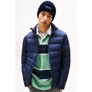 Tommy Jeans muts TJM Linear donkerblauw