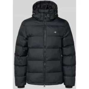 Gant Regular fit gewatteerd jack met logostitching, model ‘Cloud’